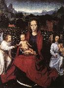 Hans Memling Virgin and Child in a Rose oil painting artist